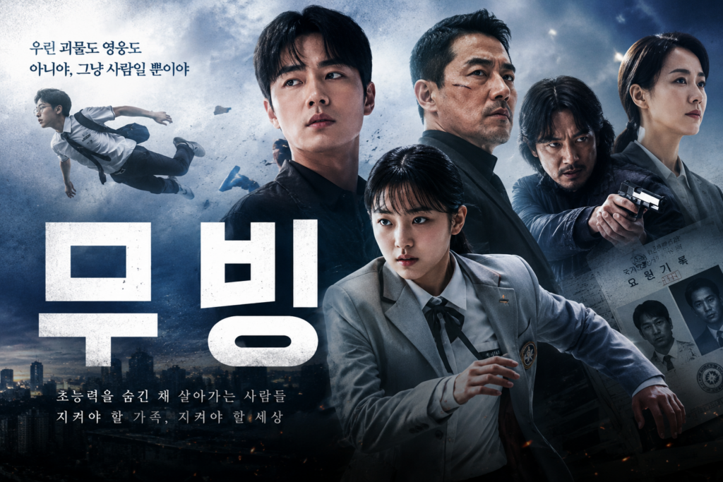 무빙이 초능력보다 가족을 선택한 이유 ― 강풀의 세계관이 영상 서사로 확장되는 방식 1 image