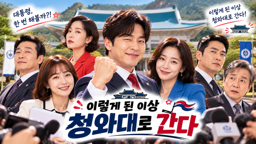 이렇게 된 이상 청와대로 간다 — 문화체육관광부 장관은 왜 남편의 납치사건과 정치적 위기를 동시에 해결해야 했나 ― 정치권의 모순을 풍자한 블랙코미디 1 image 210